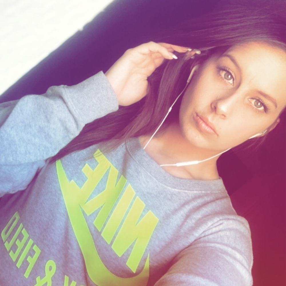 Nike track and field crop top